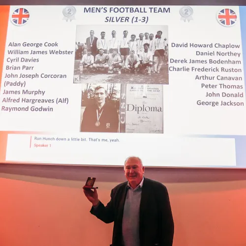 Alan Cook. Football 1965 - Photo Credit Jason Steadman